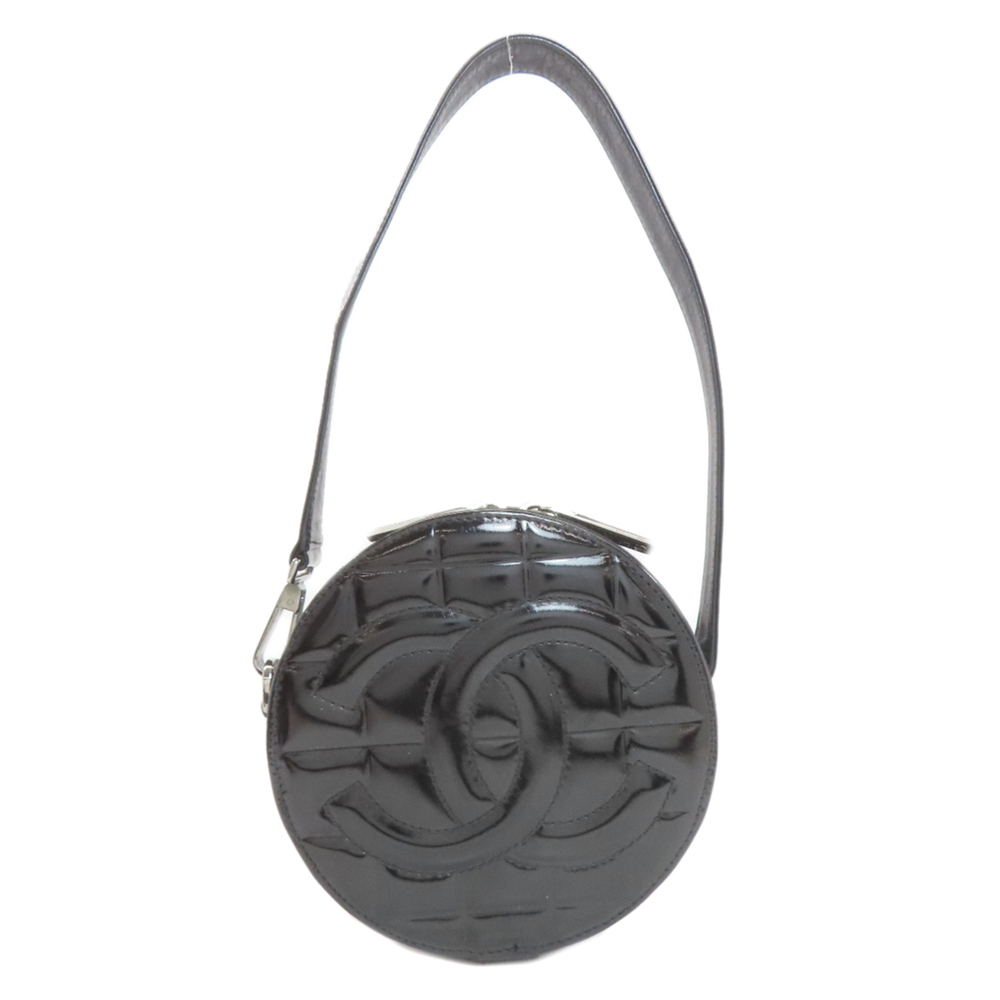 CHANEL Black Logo Shoulder Bag
